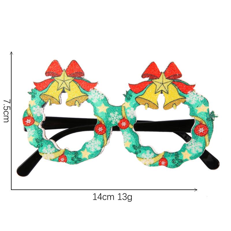 Festive Headband Eyeglass Frames: Christmas, Halloween, Valentine's Day & Party Glasses with Santa Claus Design