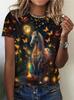 Camiseta Casual de Cuello Redondo para Mujer con Estampado Único de Caballo Verano Manga Corta Camiseta Gráfica de Caballo Ropa Para Hombres Novedades Camisetas