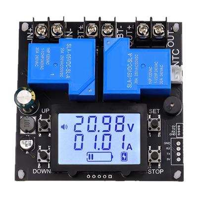 Automatic Low Voltages Cutoff Switch DC10V 110V With Relays LCD Display 30A Protections For Leads Acid Lithium Battery