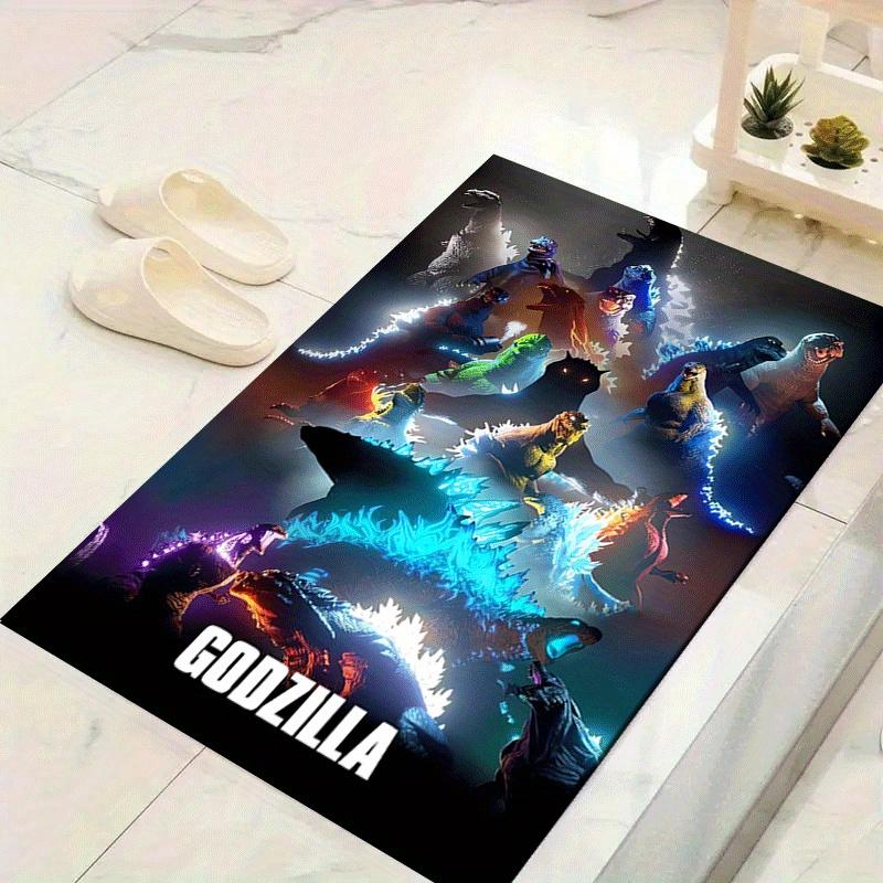 

1pc Godzilla Pattern Area Rug, Anti slip Non Shedding Stain Resistant Carpet 60cm by 90cm