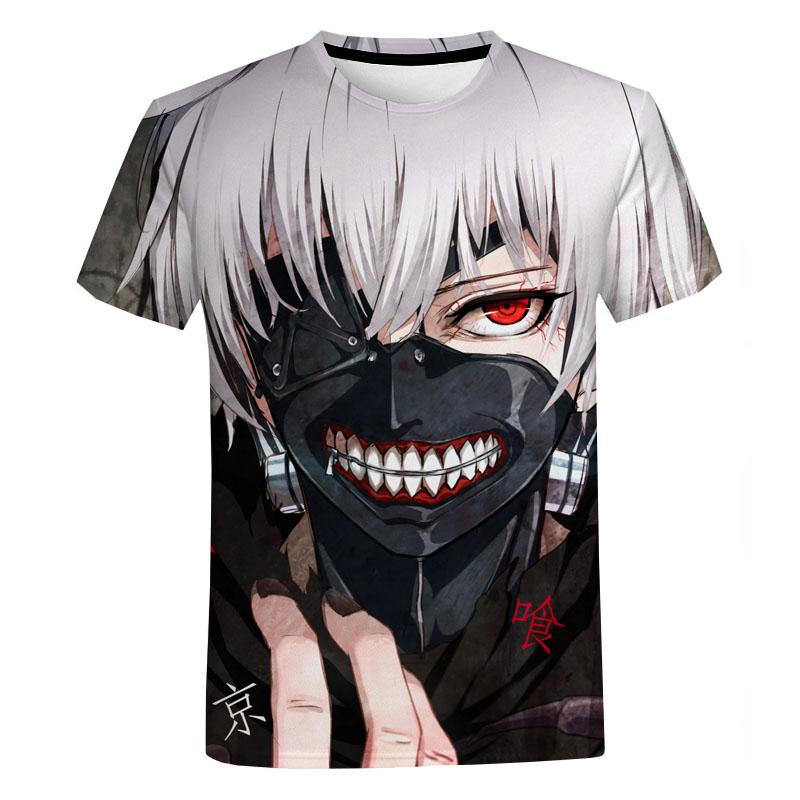 Tokyo Ghoul Graphic T Shirt for Men Women Summer New Leisure Oversized T-shirt Fashion Harajuku Streetwear Tops Tees