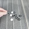 14mm 10/20 Bucăți Autocolante Embleme Chei Mașină Decaluri Logo Chei Auto Pentru Ralliart L200 Galant Lancer EX ASX Competition