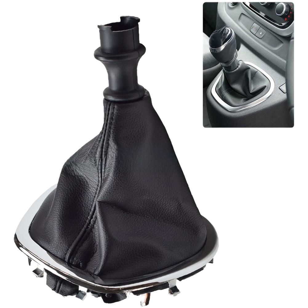 Para Renault Para Trafic III 2014-2019 Negro 5 Velocidades Palanca de Cambios del Coche Funda de Polaina para Palanca de Cambios Accesorios de Ensamblaje