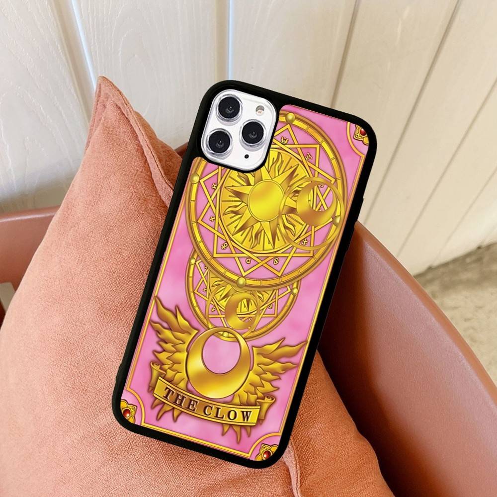 Anime C-CardcaptorS S-Sakura Phone Case For IPhone 17 Pro 16 Plus 16 Pro Max 15 14 13 12 11 PC+TPU Back Cover