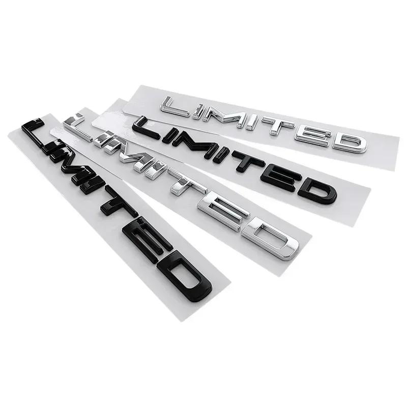 3D ABS Car Body Emblem Rear Trunk Badge Sticker for LIMITED Wrangler Tj Jk Jl Grand Cherokee Commander Renegade Liberty