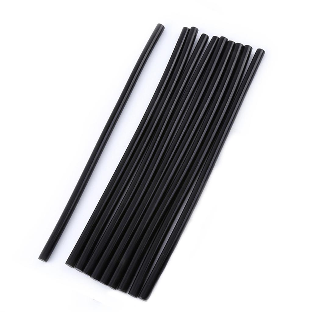 10Pcs black 7mm Celsius 11mm Hot Melt Glue Sticks For Electric Glue      Stick(7mm*200mm)