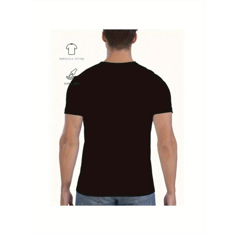 European Sizes Men's 'Always Be Yourself Unless You Can Be A Tiger' Graphic Tee - Soft, Black with Orange & White Tiger Design, Casual Short Sleeve