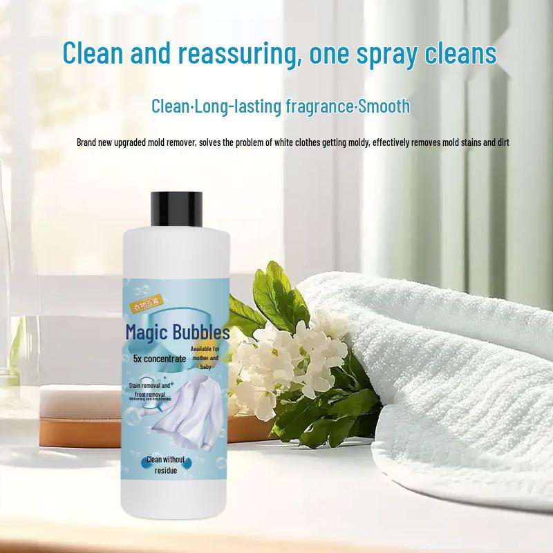 Mildew & Stain Remover: Cleans Colored & White Clothes, Tackles Sweat, Yellowing, and Stubborn Stains