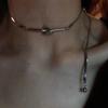 Punk Style Hip-Hop Choker Necklace for Men - High-End Clavicle Chain, Y2K Subculture Jewelry, Sweet & Cool Collar