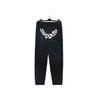 Felpa Unisex con Stampa Grafica di Lettere Vestibilità Larga Pullover Streetwear Set di Felpa e Pantaloni per Coppia