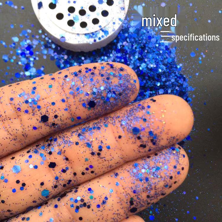 100ml Gold Glitter Nail Art Sequins Powder for Phone Case Decorations
