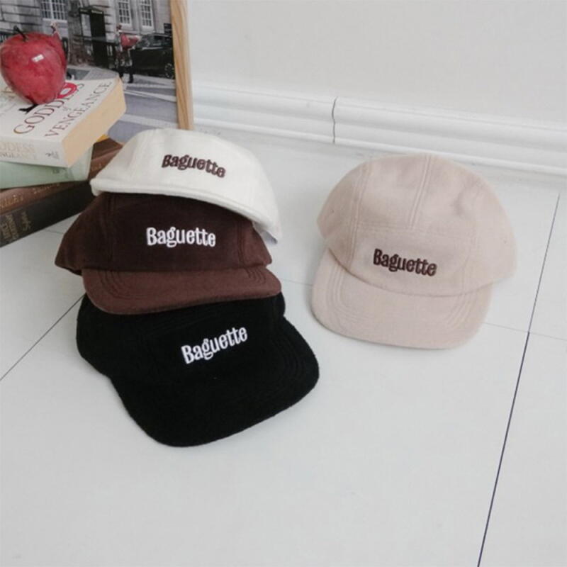 Women's Cursive Camp Cap Fall Color Hat