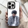 T-ThalaPathy Actor V-Vijay-Y  Phone Case For iPhone17,16,15,14,13,12,11 Plus,Pro Max Black Candy Silver Plated Cover
