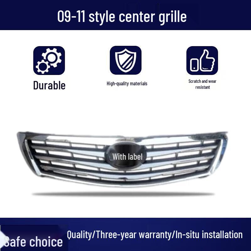 Front Middle Grille Assembly for 2006-2017 Toyota Camry - Classic Design
