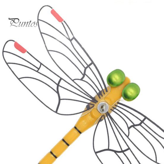 12CM Fake Dragonfly Decoration Weather-resistant Garden Fly Repellent Simulated Cartoon Dragonfly Model Toy Indoor Outdoor 3D Dragonfly Ornament