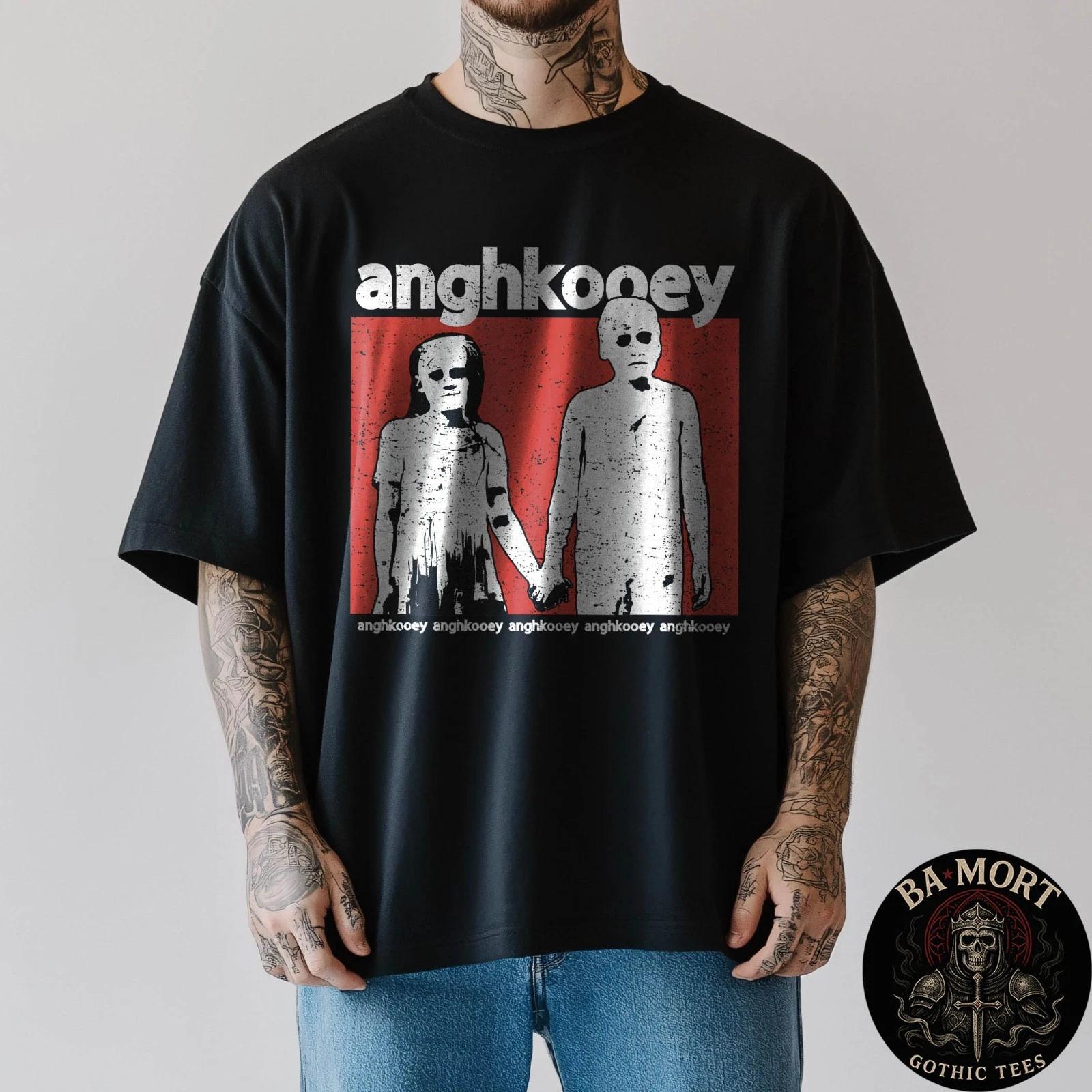 Anghkooey Horror From Tv Characters 100% Cotton T-shirt Mens Tees Top S