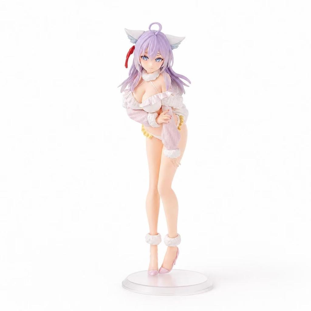 Ellie the Fox Girl (Standing Figure) - 25cm Tall - Beautiful Girl Figure - ABS & PVC - Pre-painted Complete Figure