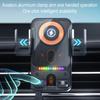 Smart Car Phone Mount 15W Wireless Car Charger Hands Free Car Phone Holder Easy Air Vent Installation Smartphone Mount