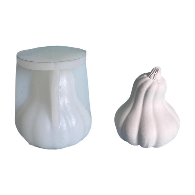 

Форма для виготовлення свічок з гарбуза Силіконова форма для унікальних виробів ручної роботи Епоксидна смола Форма для виготовлення настільної прикраси