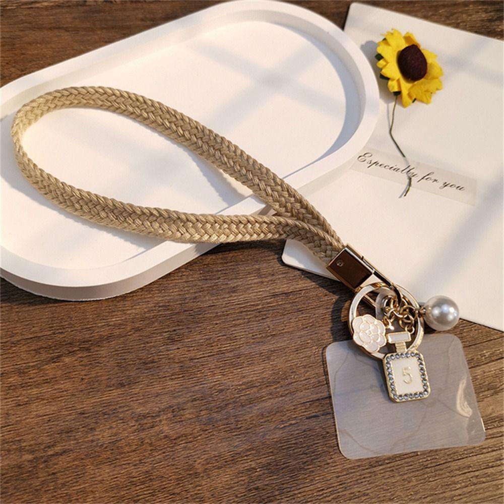 Holder Webbings Ribbon Badge Strap Woven Strap Rope Mobile Phone Lanyard Wrist Rope Phone Hang Rope