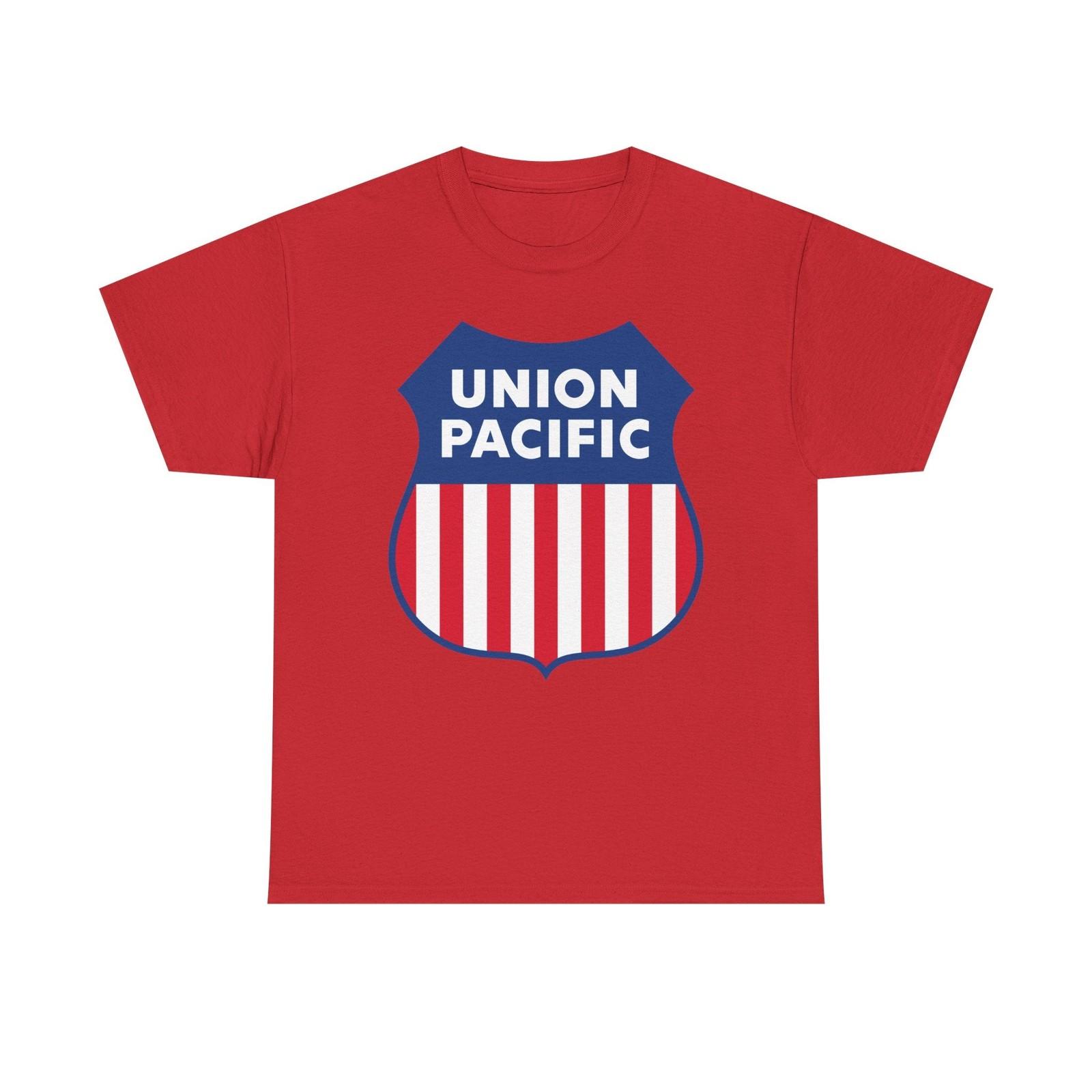 Union Pacific Shield Logo Classic Railroad Vintage Train T-Shirt XXXL