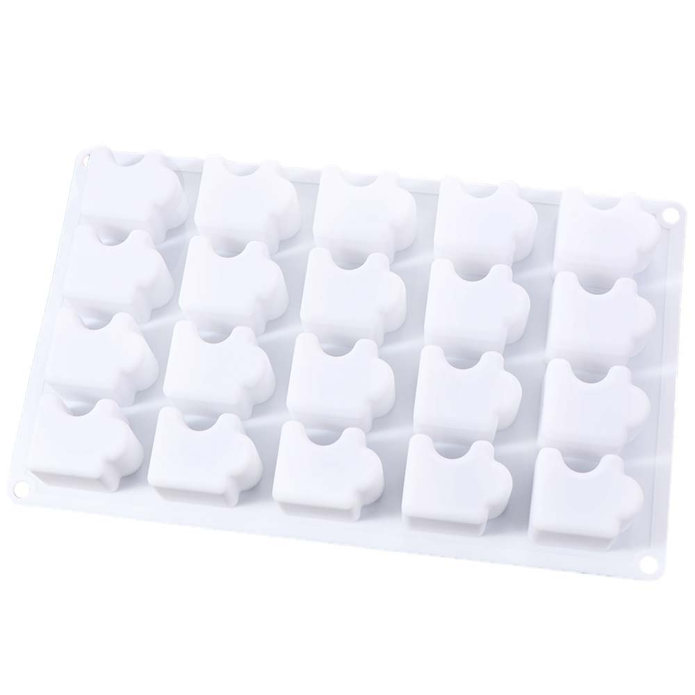 3D Baking Mould 20 Holes Cake Mold Ice Cream Puzzle Mousse Mold  Baking