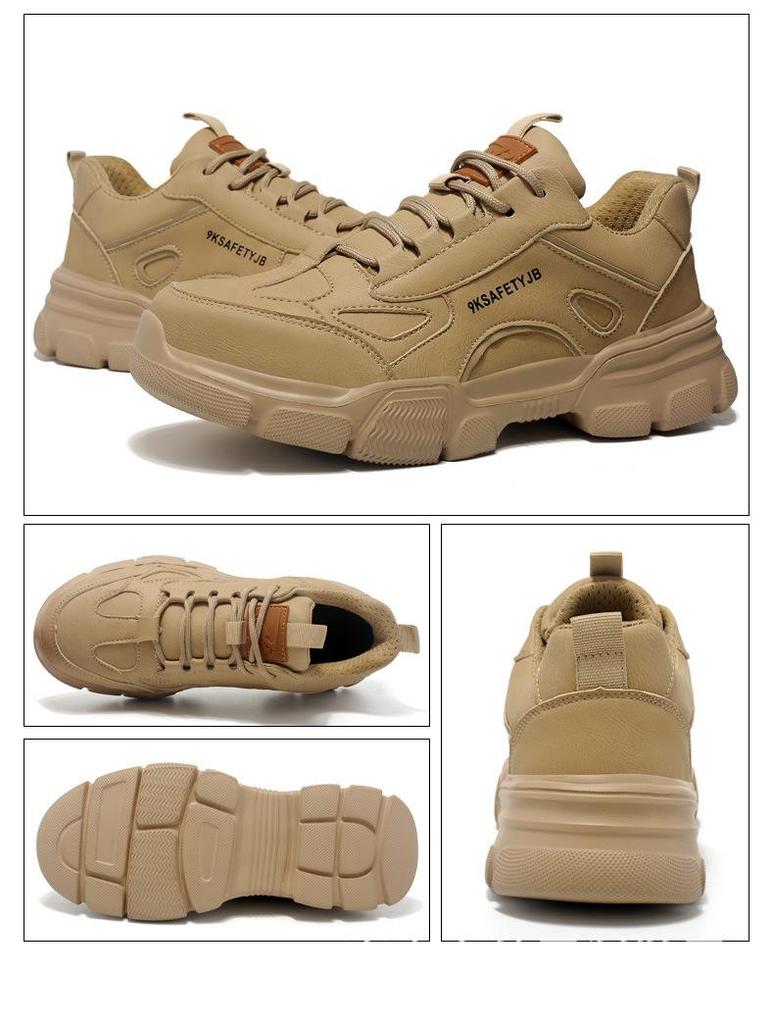 2026 Ultra-Fiber All-Season Safety Shoes: Anti-Smash, Anti-Puncture, Durable, Comfortable for Long Standing.