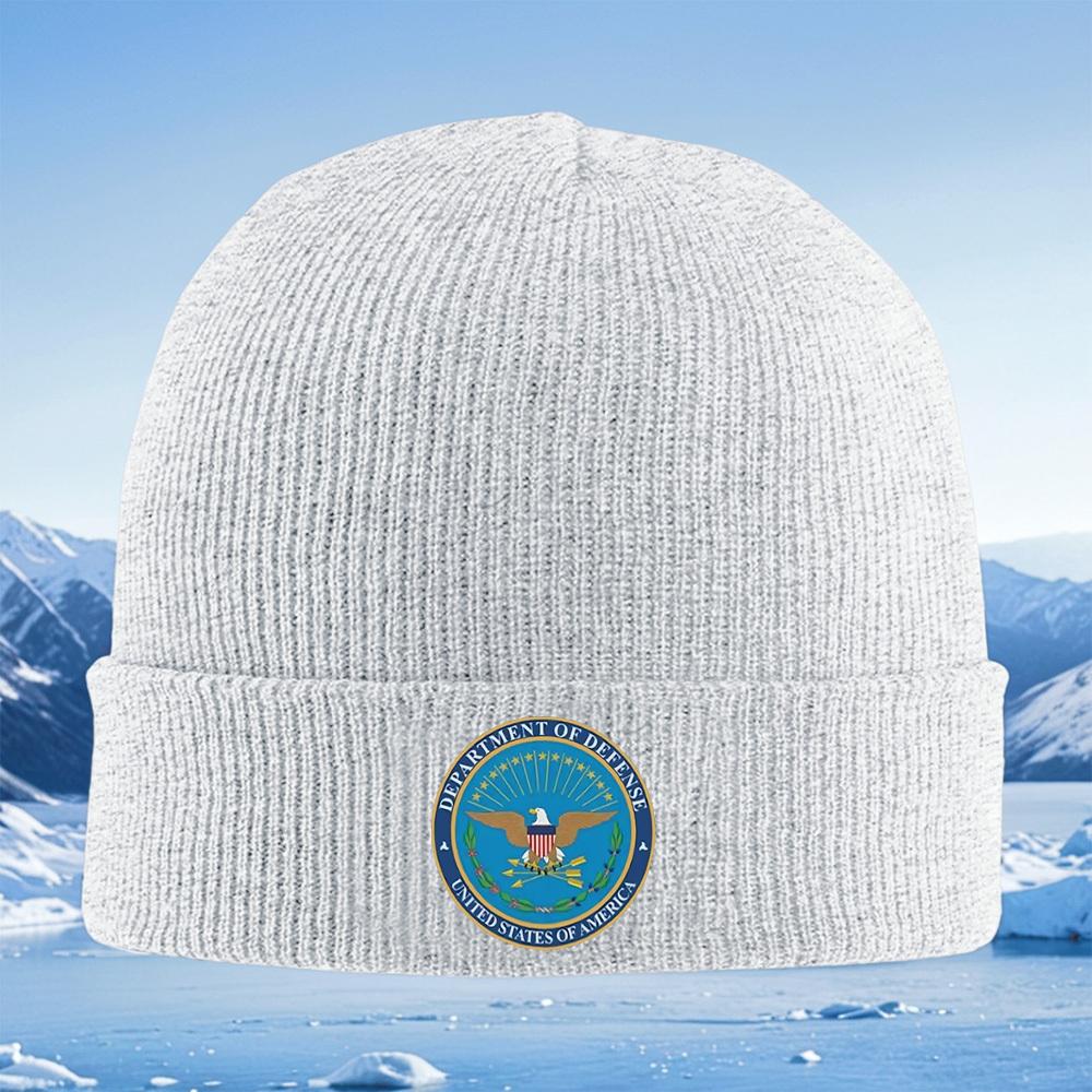 Eagle Wings Arrows Stars Flag Emblem Men Women Unisex Knitted Hat Beanie Pullover Cap Winter Thermal Warm Christmas Outdoor Cycl