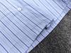 Longmei Women's Striped Pure Cotton Shirt, Spring-Summer 2026, Simple Commute Style with Lapel and Long Sleeves