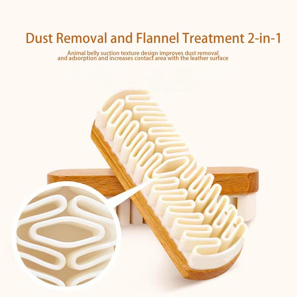 Suede Shoe Brush And Eraser,Suede Brush And Eraser, Soft Suede Shoe Brush Cleaner, Suede Cleaning Brush For Shoes, Bags, Jacket, Purse, Sofa With Wood