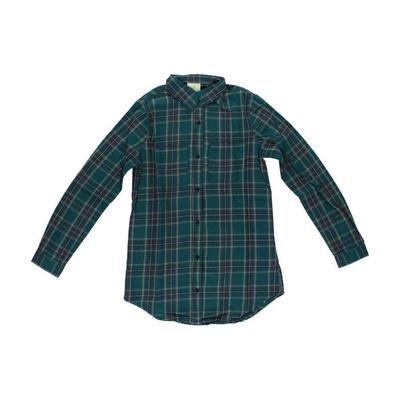 Camisa de Manga Larga con Botones y Rayas a Cuadros para Hombre S90467