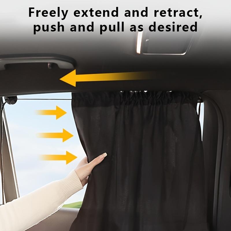 Car Sunshade Side Curtains, Interior And Heat Insulation Suction Cup Window Shades, Convenient Installation of Vehicle