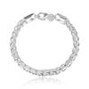 Fashion Jewelry 925 Sterling Silver Bracelet 6MM20CM Suitable for Women Fashion Wedding Party Gift Jewelry