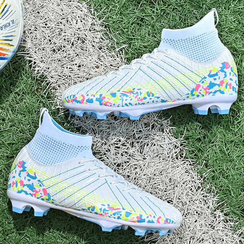 Unisex Soccer Shoes Outdoor/Indoor Boys Girls Football Boot Professional Futsal Football Training Sneakers