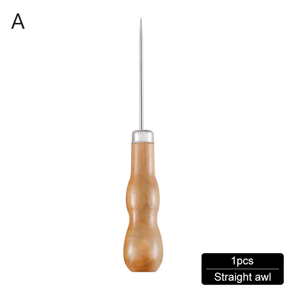 Craft 1Pcs Sewing Tool Drill Shoes Punch Hole Maker Sewing Awl Shoe Repair Needles Hand Stitcher