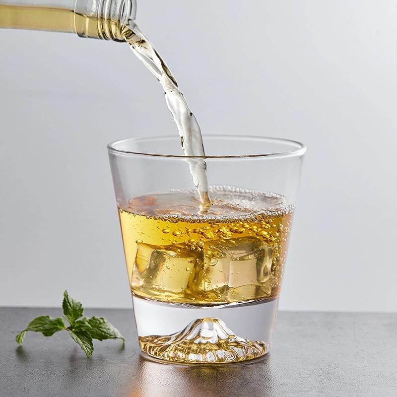 310ml/350ml Creative Iceberg Cup Household Trendy Fuji Mountain Water Cup Exquisite Cocktail Glass Luxury Wine Glass Drinkware
