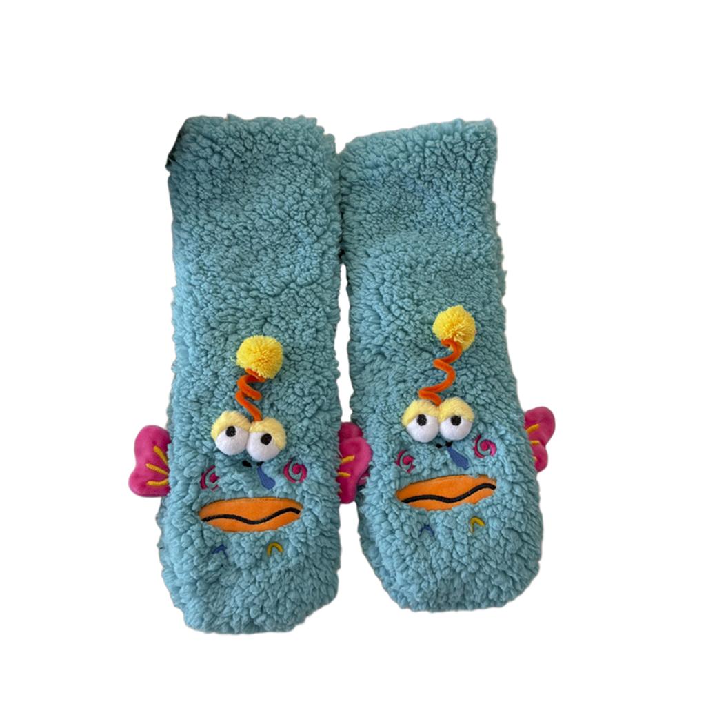 Erwachsene Indoor Nicht-gefütterte Pantoffelsocken, Warme Bodensocken für Zuhause
