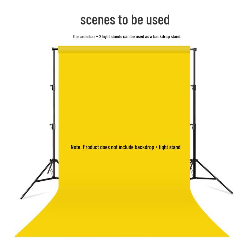 Adjustable 2m Telescopic Crossbar Stand with Retractable Universal Suspension