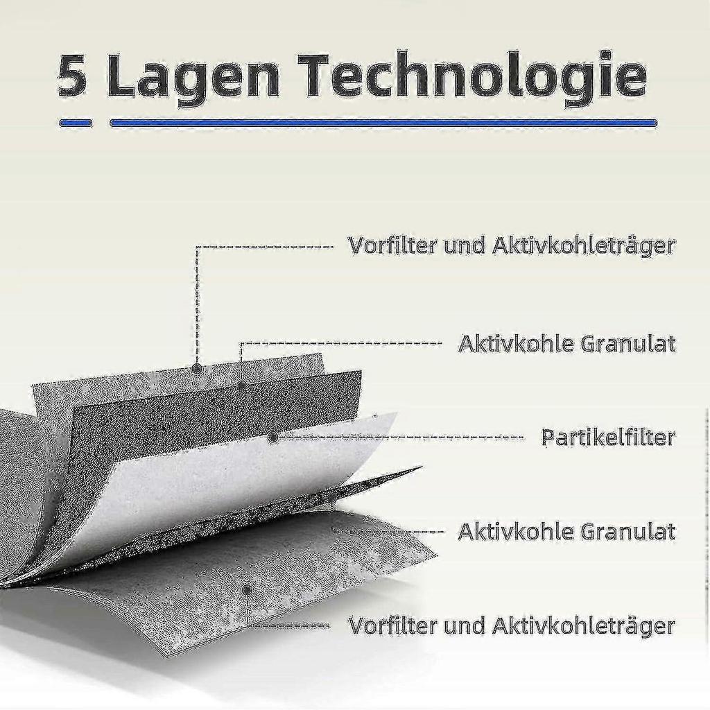 4pcs Activated Carbon Filters for Siemens Hz9vrcr0 17004796, Bosch Hez9vrcr0 17004805, Neff Z821vr0 17004806, Gaggenau CA282111