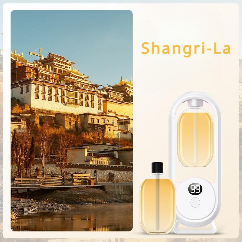 Fragrance Machine Rechargeable Digital Display Automatic Air Aroma Diffuser Essential Oil Humidifier