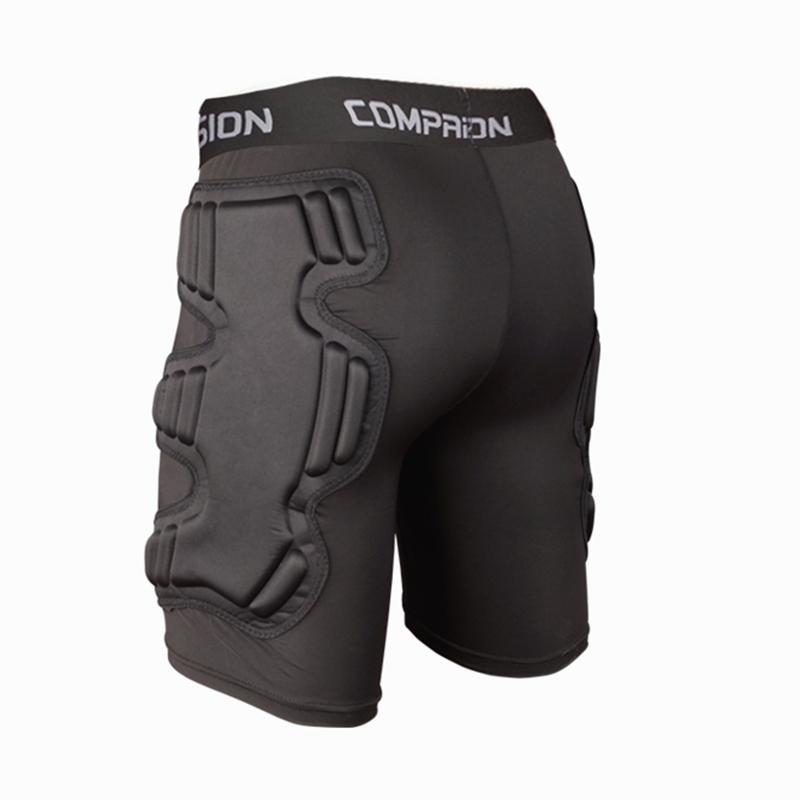 Professionelle Rugby-Fußballshorts mit Jockstrap Torwartshorts Trainingsanzug Fußball Training Torwart Hose Strumpfhose Helm