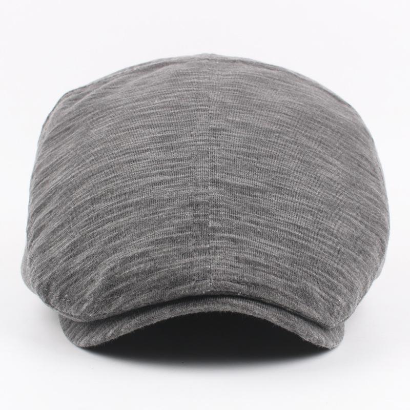 Ji Mao Wool Bare Cap Men'S Forward Hat Solid Color British Style Women'S Beret Hat