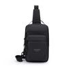 Men's Chest Bag Sports Commuter Shoulder Bag Multifunctional Nylon Large Capacity Outdoor Crossbody Bag