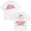 Rapper Dani Martin Noviembre Merch Tee Shirt Men Clothing Harajuku Gothic Oversized T Shirts Casual Cotton High Quality T-shirts