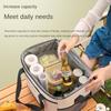 4-6h Heat Preservation Camping Picnic Bag Portable Insulated Lunch Bag Thermal Pie Carrier  Junket