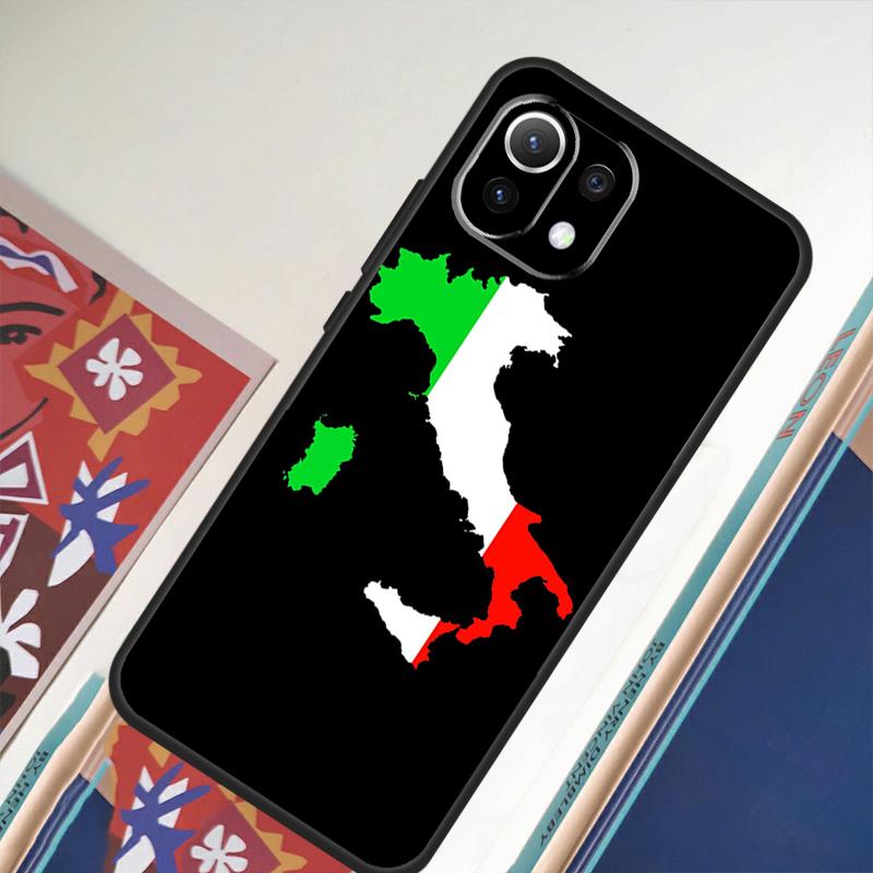 Italy Flag Case For Xiaomi 13 14 15 Ultra 13T 14T 15T 17 Pro Max Cover For POCO X7 X5 X6 F5 F6 F7 Pro
