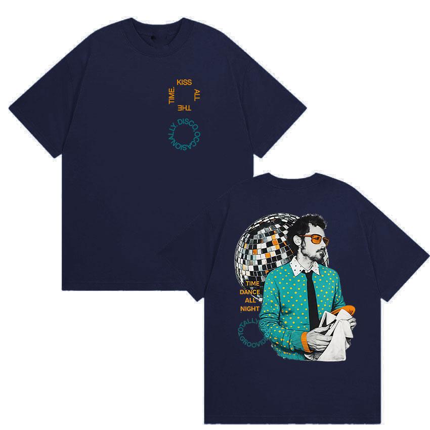 Harry Styles Kiss All The Time Disco Occasionally Tour T-shirts Men's Vintage Oversized Cotton Y2K Top