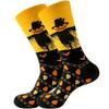 AB New Fashion Socks for Men and Women Colorful Cartoon Animal Cotton Sock Hip Hop Funny Plant Mushroom Bird Stocking