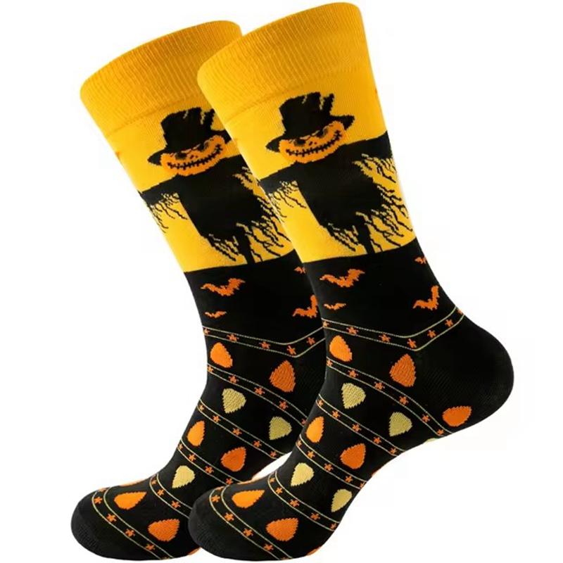 AB New Fashion Socks for Men and Women Colorful Cartoon Animal Cotton Sock Hip Hop Funny Plant Mushroom Bird Stocking