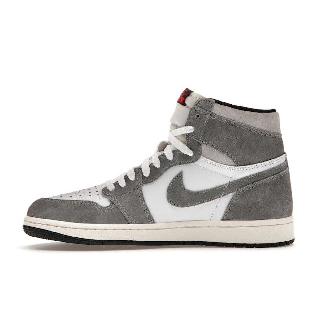Air Jordan 1 Retro High OG Washed Black Unisexové tenisky Šedá Ohnivě červená Světle kouřově šedá DZ5485-051